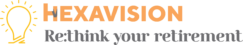 Rethink Your Retirement Logo Hexavision