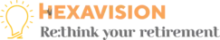 Rethink Your Retirement Logo Hexavision